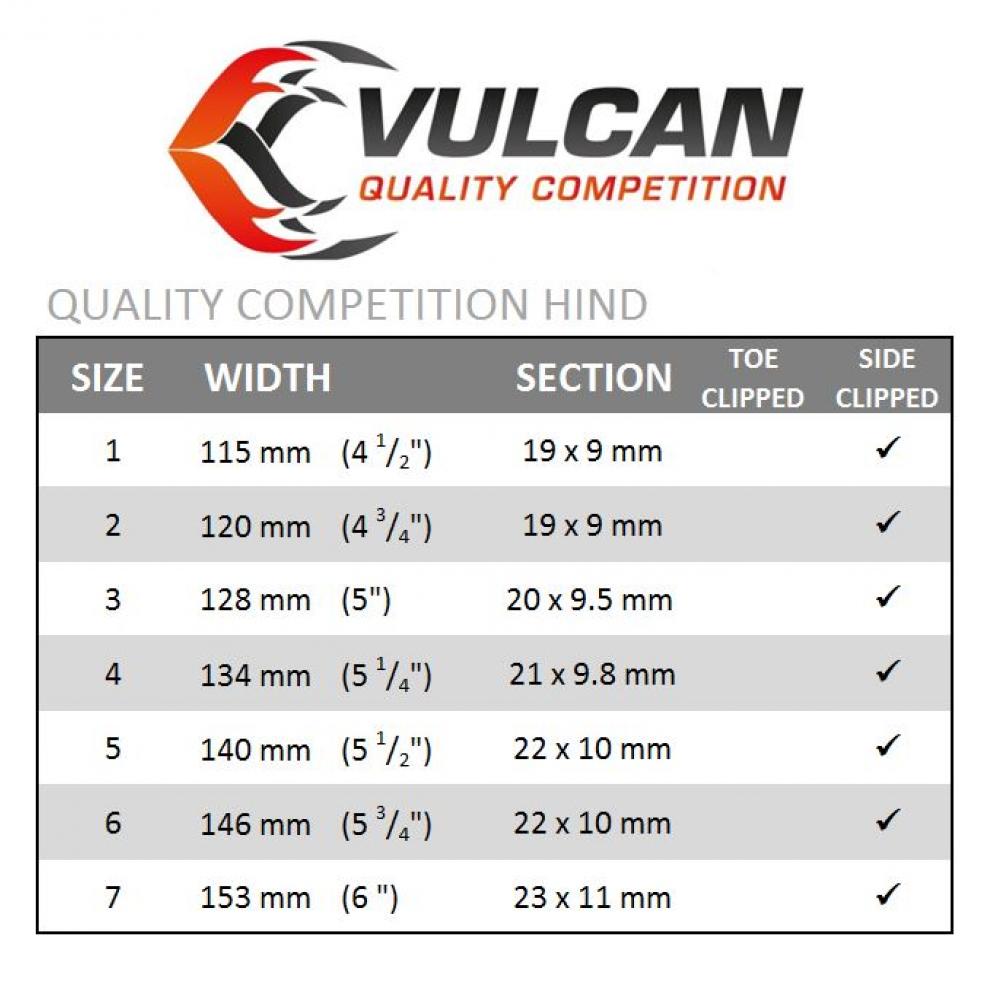 VULCAN QUALITY COMPETITION DRILLED AND TAPPED HIND