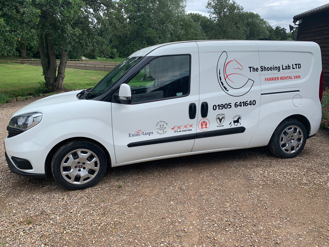 Van Hire From The Shoeing Lab