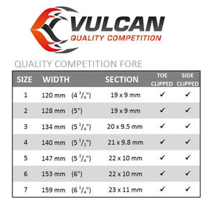 VULCAN QUALITY COMPETITION DRILLED AND TAPPED FORE